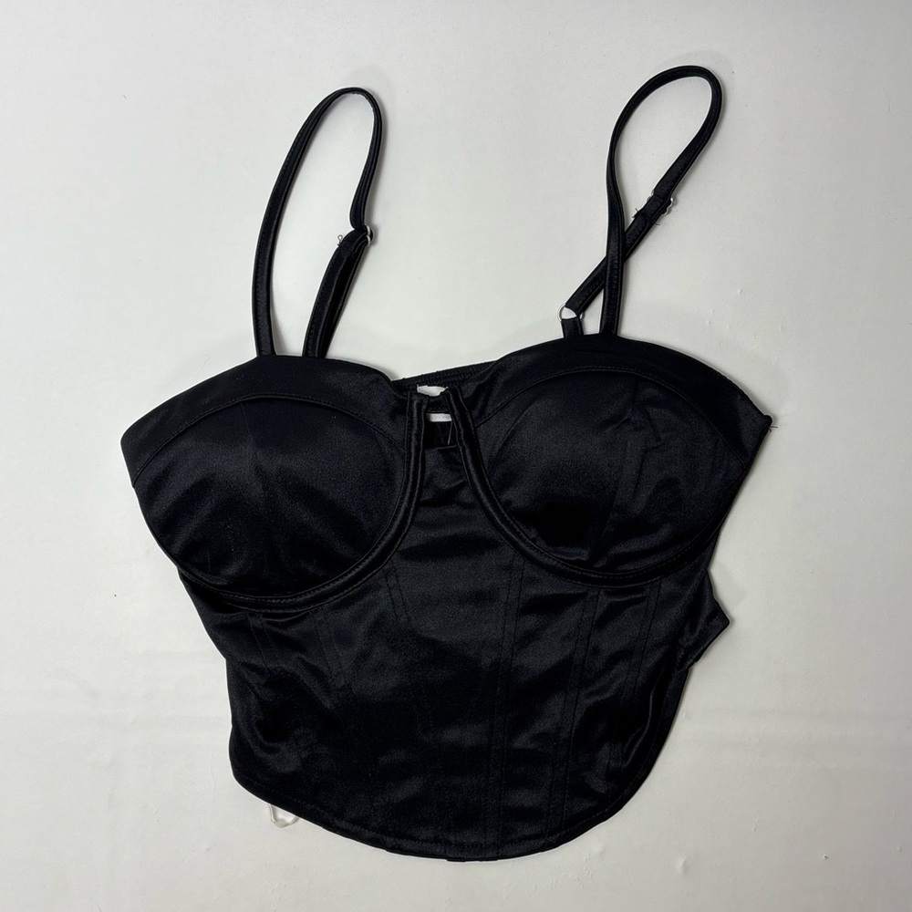 No Boundaries Black Bustier Bra